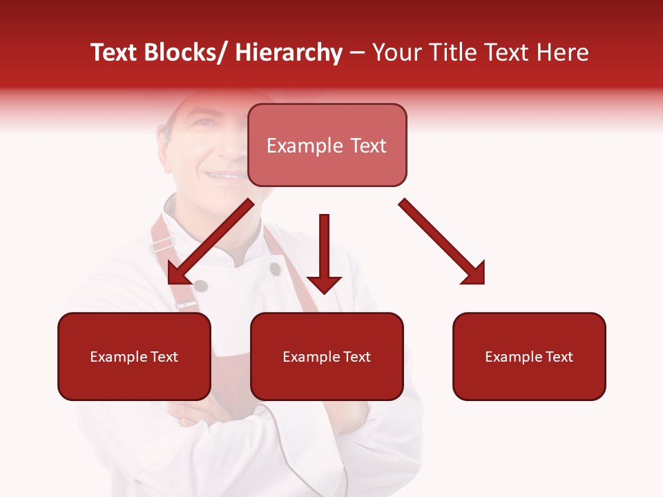 Man Apron Recipe PowerPoint Template