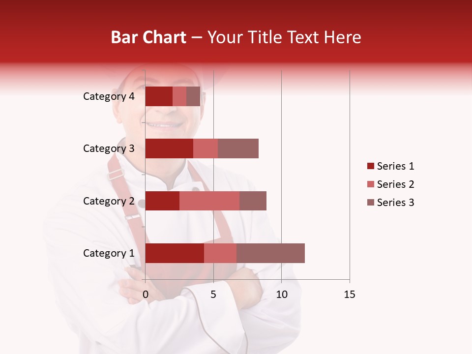 Man Apron Recipe PowerPoint Template