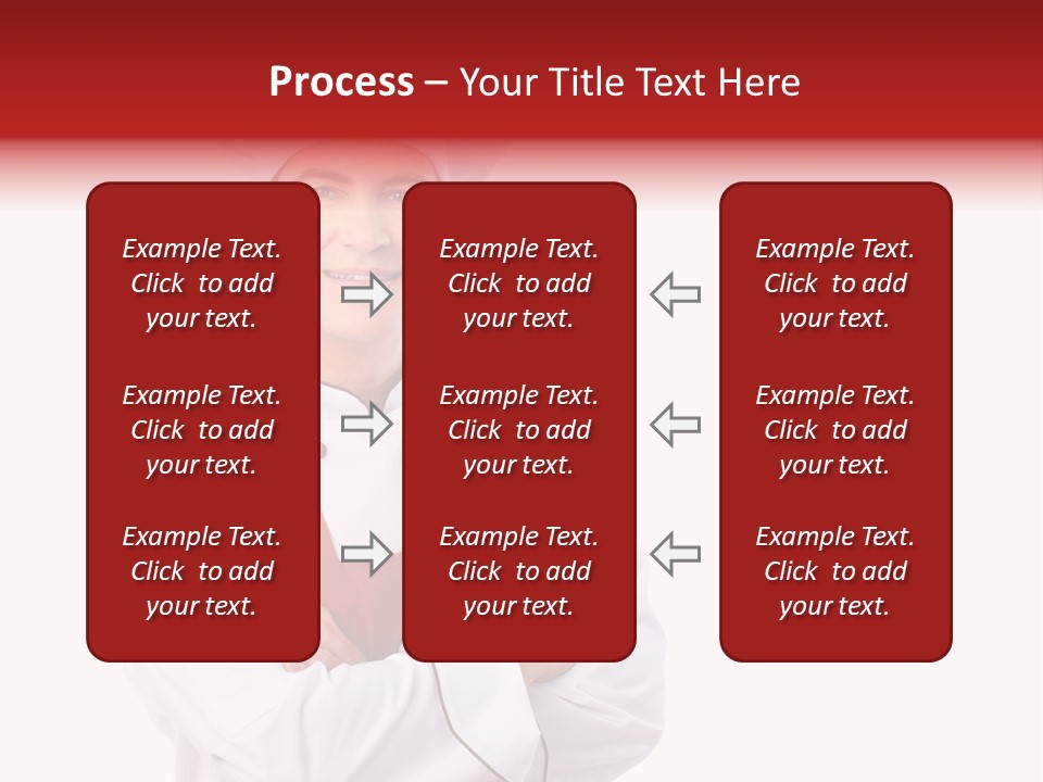 Man Apron Recipe PowerPoint Template