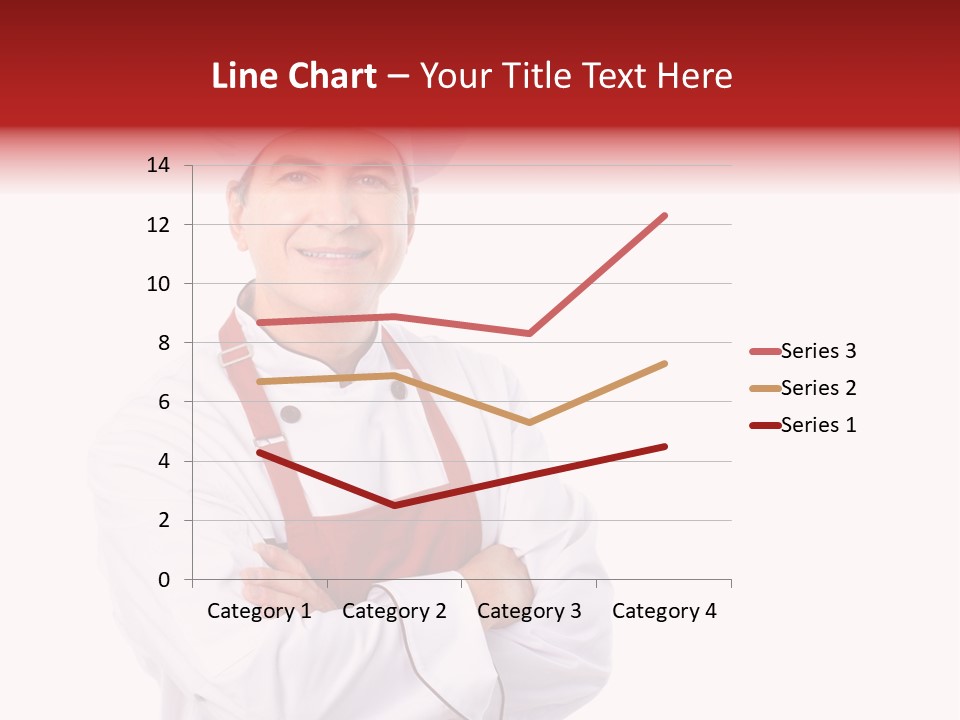 Man Apron Recipe PowerPoint Template