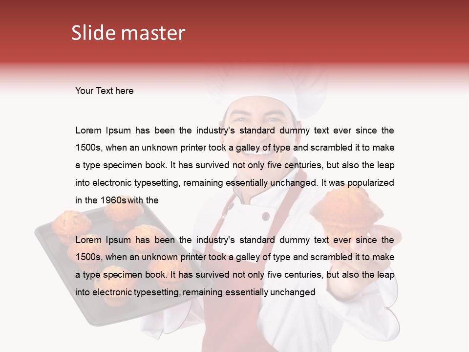 Staff Professional Cake PowerPoint Template