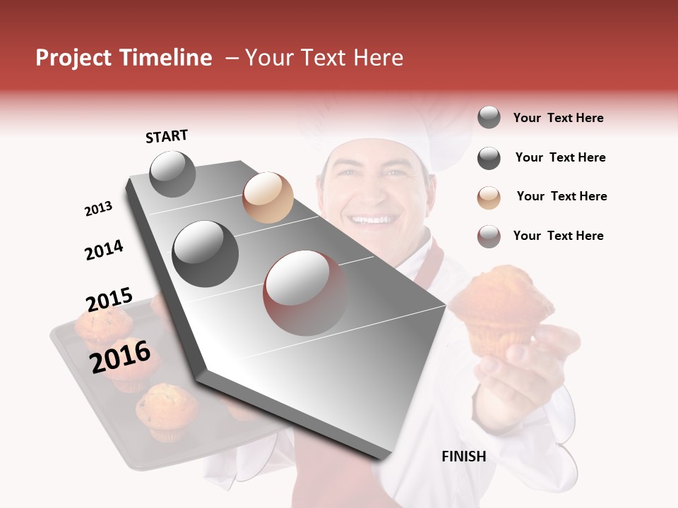 Staff Professional Cake PowerPoint Template