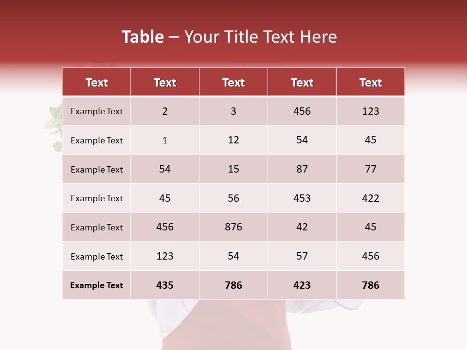 Professional Food Kitchen PowerPoint Template