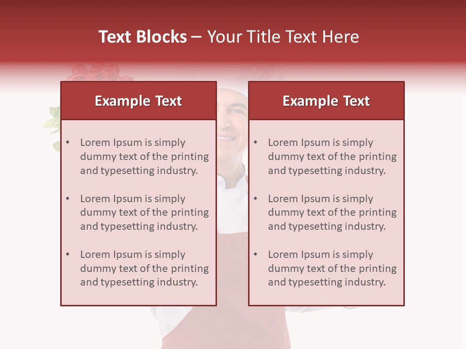 Professional Food Kitchen PowerPoint Template