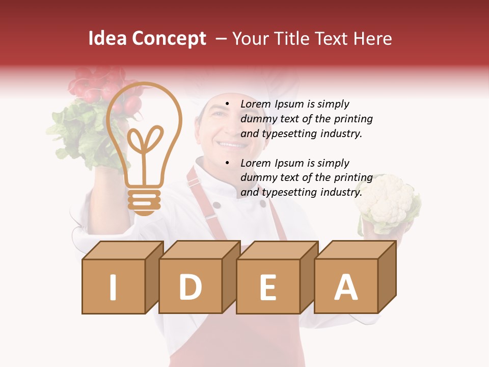 Professional Food Kitchen PowerPoint Template