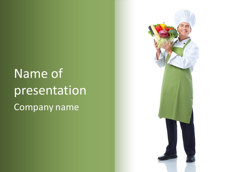 Cook Corn People PowerPoint Template