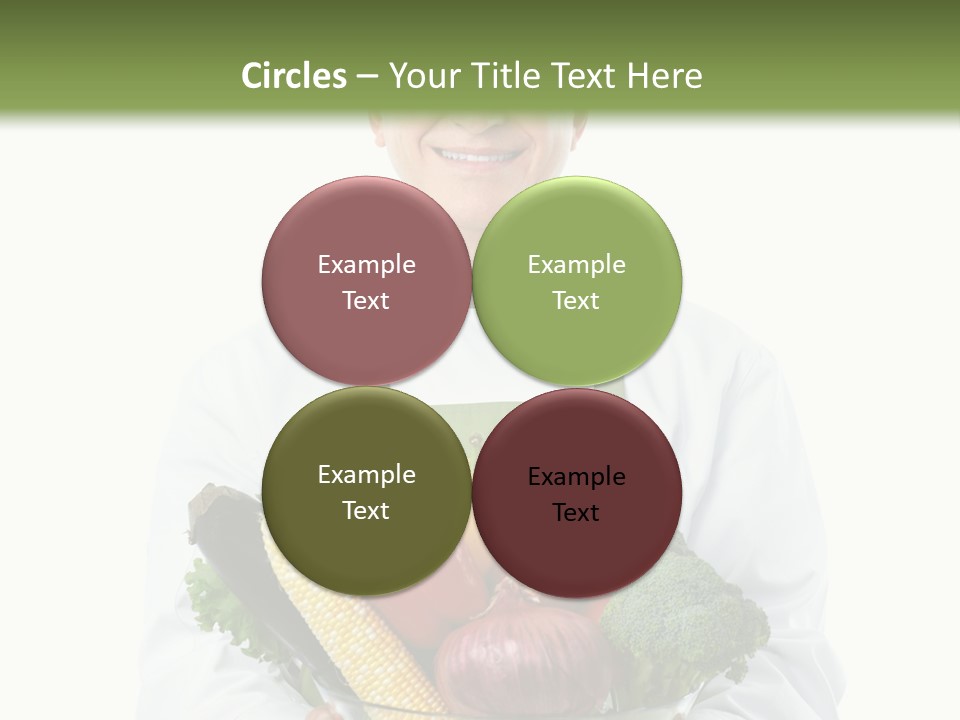 Broccoli Hat Occupation PowerPoint Template