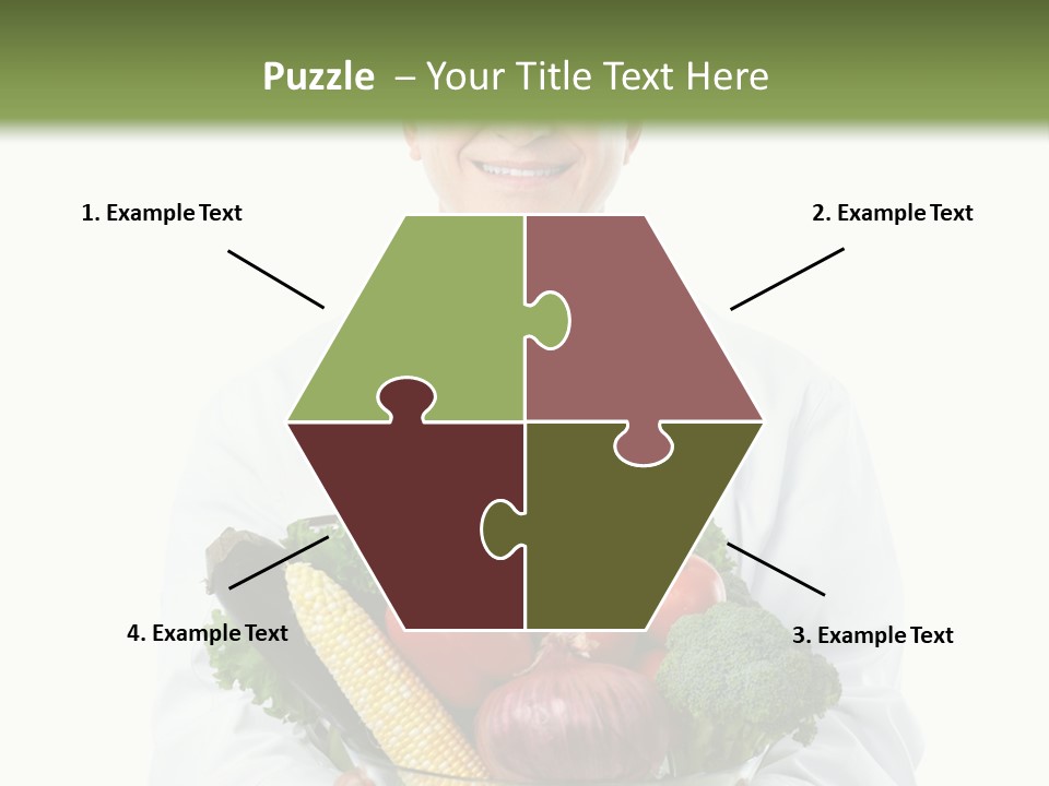 Broccoli Hat Occupation PowerPoint Template