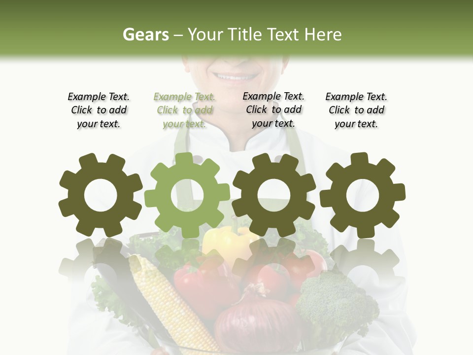 Broccoli Hat Occupation PowerPoint Template