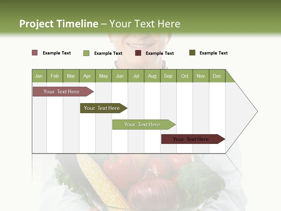 Broccoli Hat Occupation PowerPoint Template