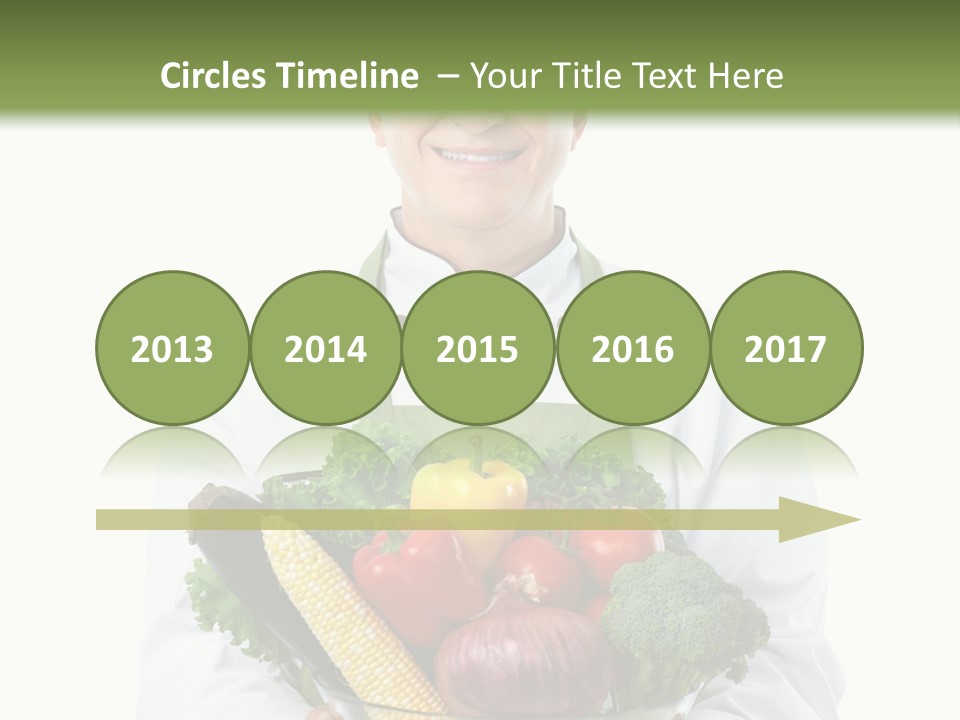 Broccoli Hat Occupation PowerPoint Template