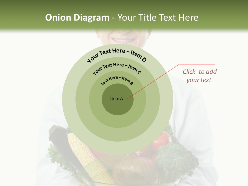 Broccoli Hat Occupation PowerPoint Template