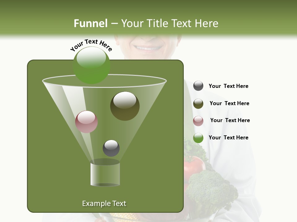 Broccoli Hat Occupation PowerPoint Template