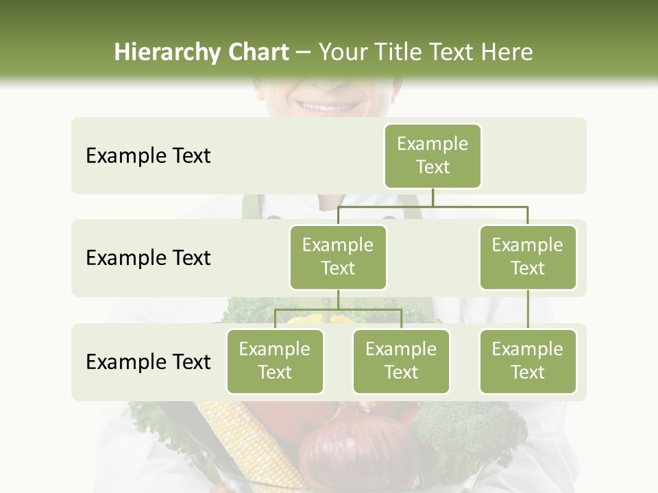 Broccoli Hat Occupation PowerPoint Template