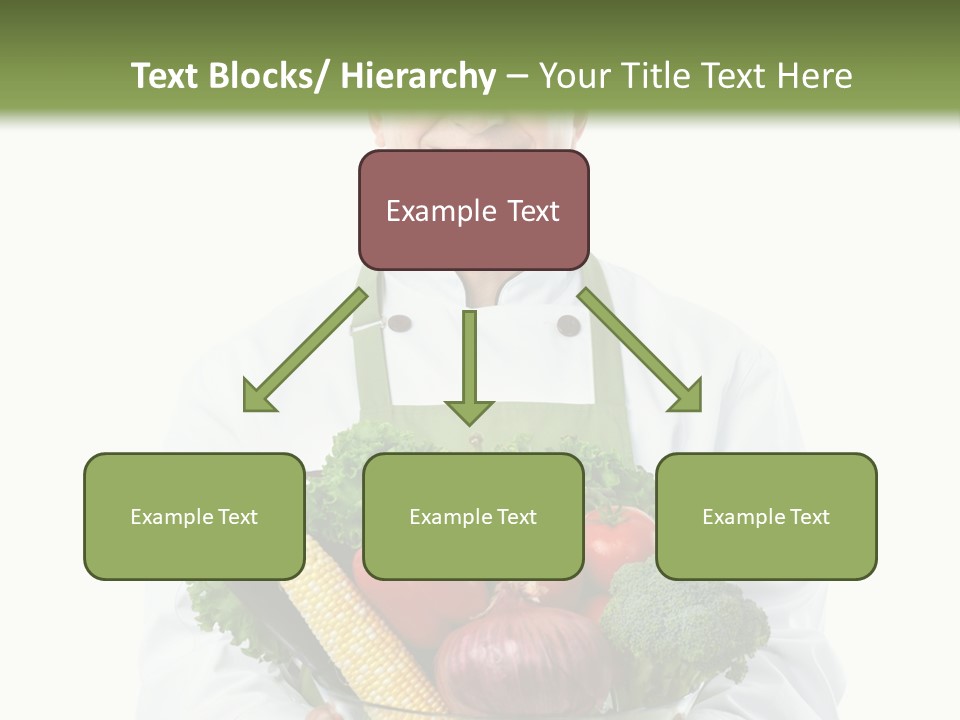 Broccoli Hat Occupation PowerPoint Template