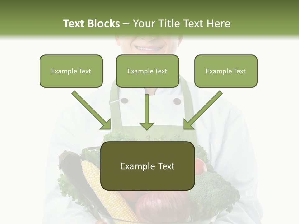 Broccoli Hat Occupation PowerPoint Template