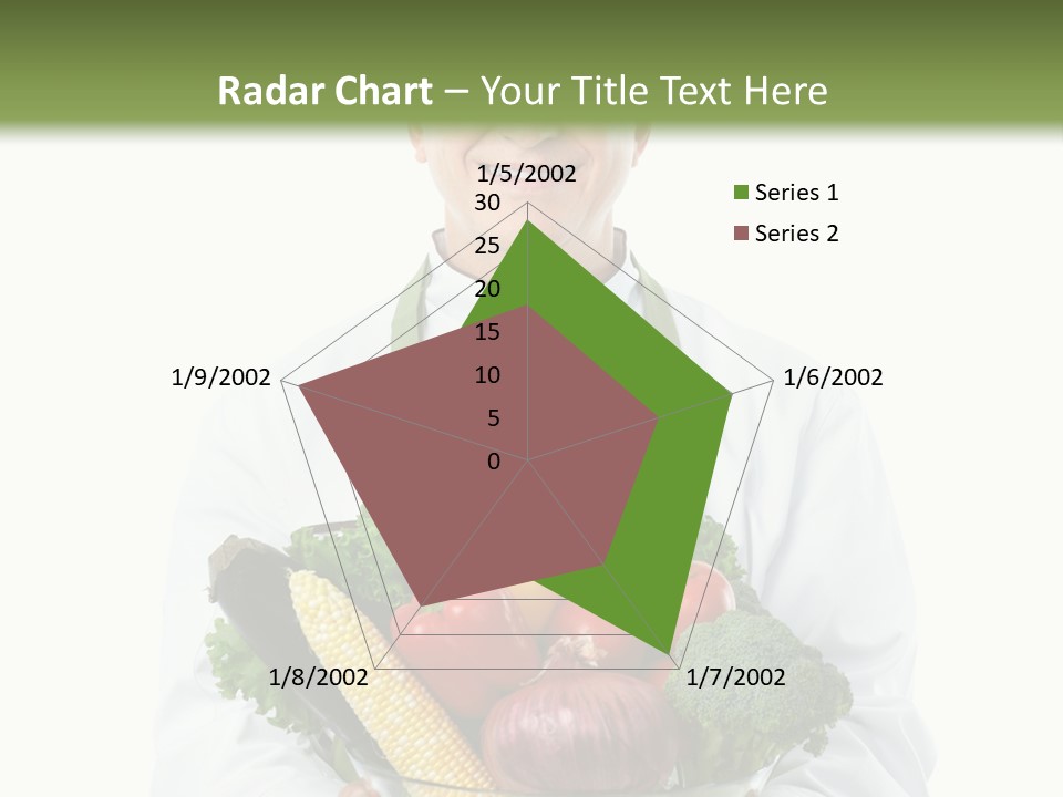 Broccoli Hat Occupation PowerPoint Template