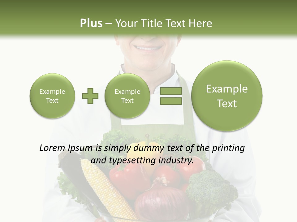 Broccoli Hat Occupation PowerPoint Template