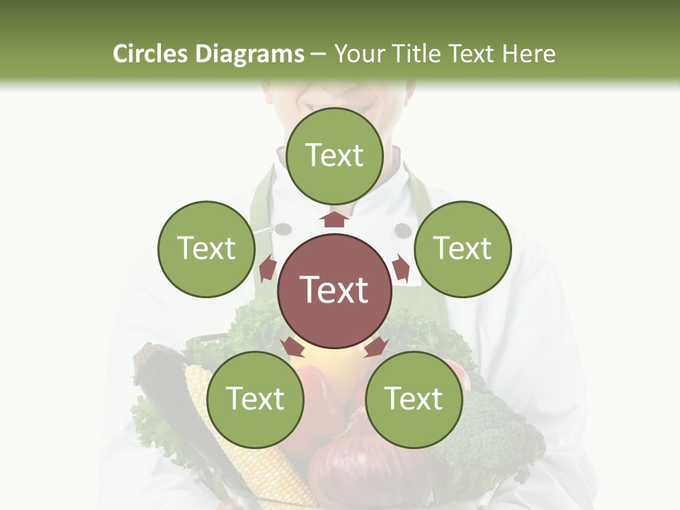 Broccoli Hat Occupation PowerPoint Template