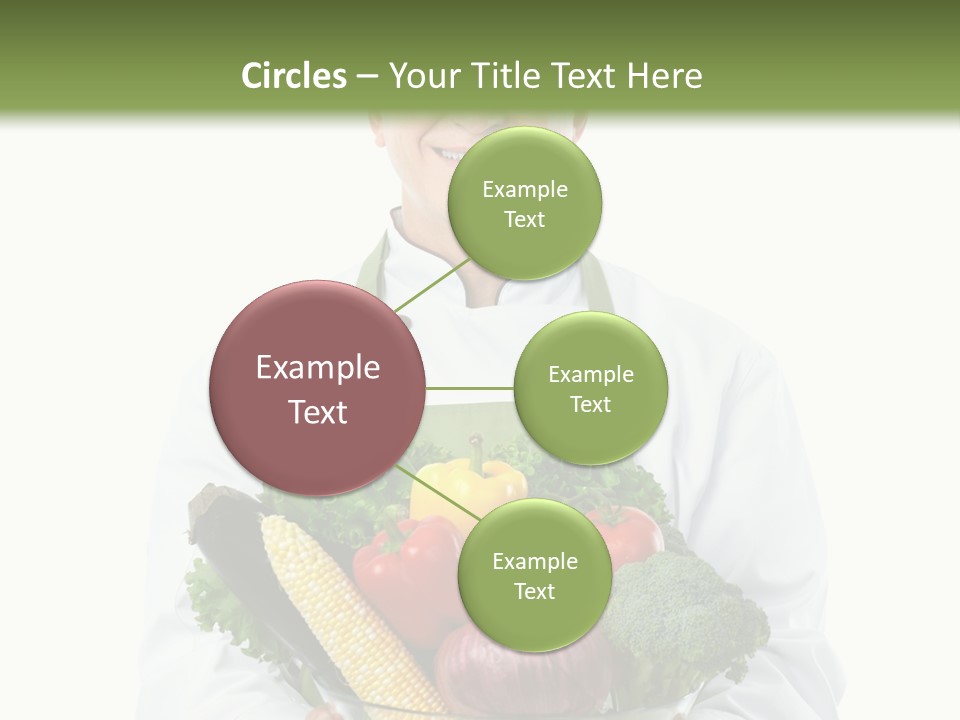 Broccoli Hat Occupation PowerPoint Template