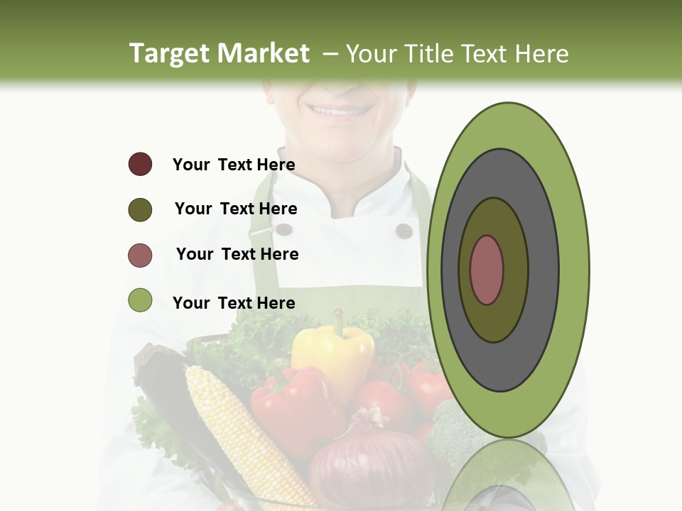 Broccoli Hat Occupation PowerPoint Template