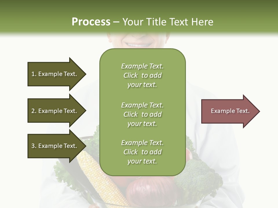 Broccoli Hat Occupation PowerPoint Template