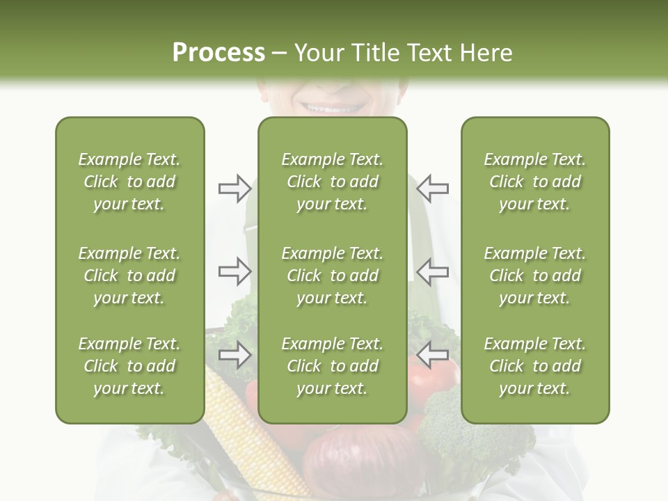 Broccoli Hat Occupation PowerPoint Template