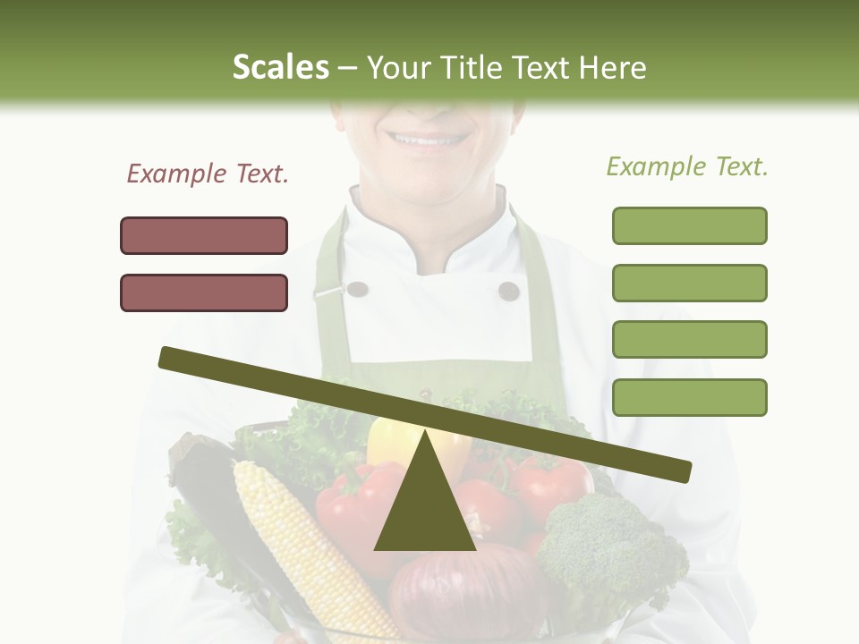 Broccoli Hat Occupation PowerPoint Template