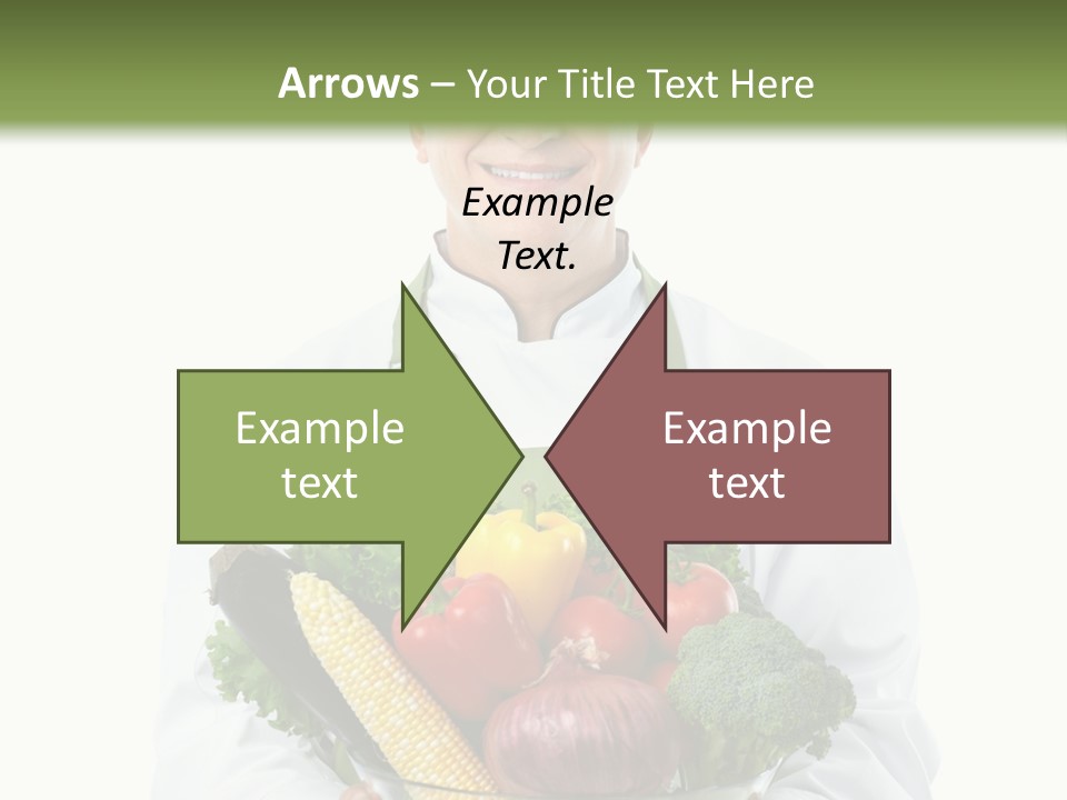 Broccoli Hat Occupation PowerPoint Template