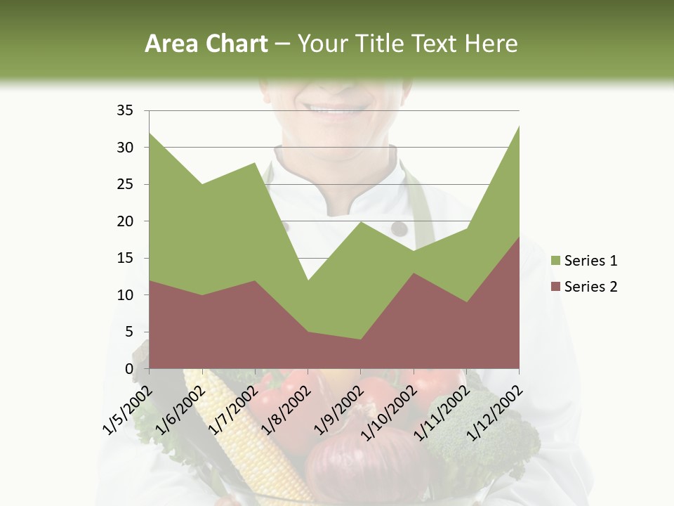 Broccoli Hat Occupation PowerPoint Template