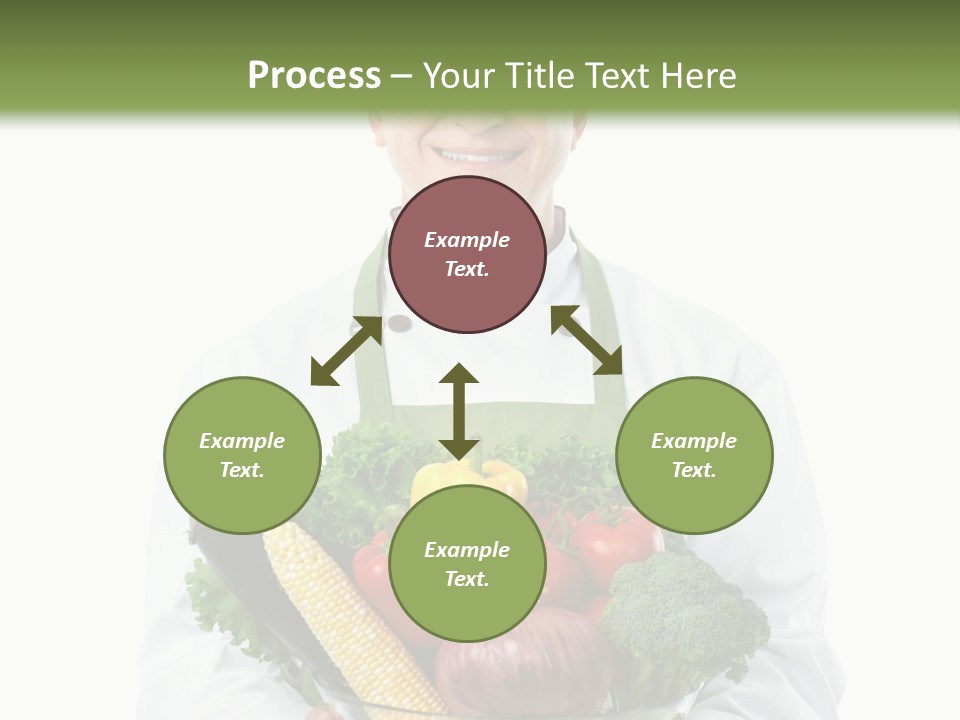 Broccoli Hat Occupation PowerPoint Template