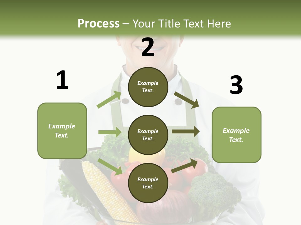 Broccoli Hat Occupation PowerPoint Template