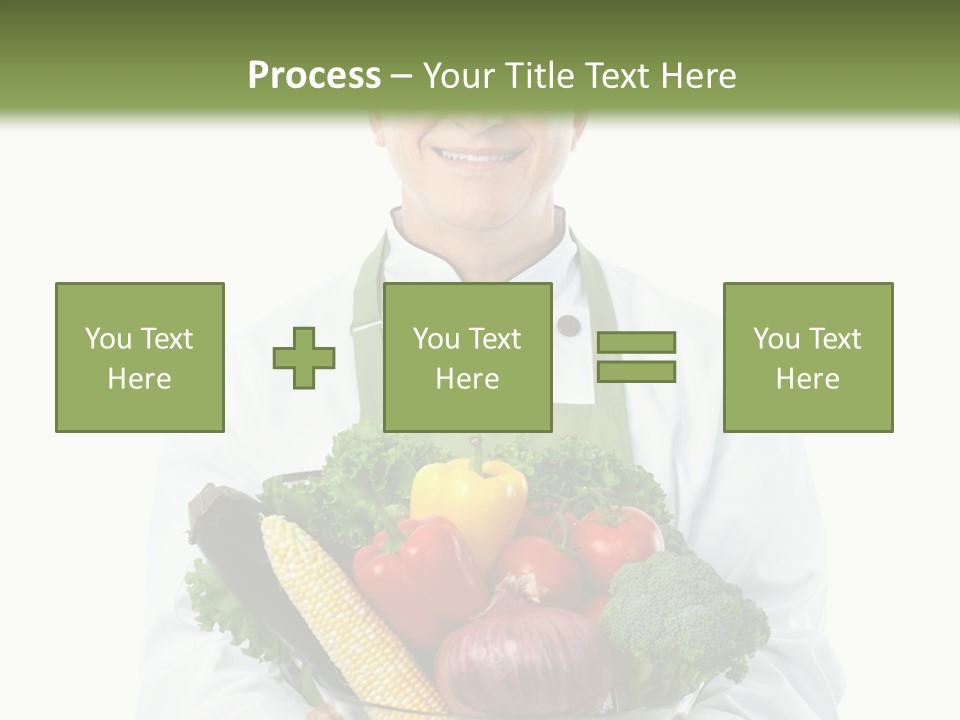 Broccoli Hat Occupation PowerPoint Template