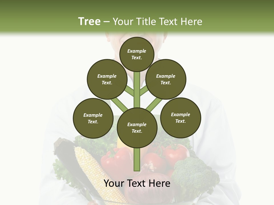 Broccoli Hat Occupation PowerPoint Template