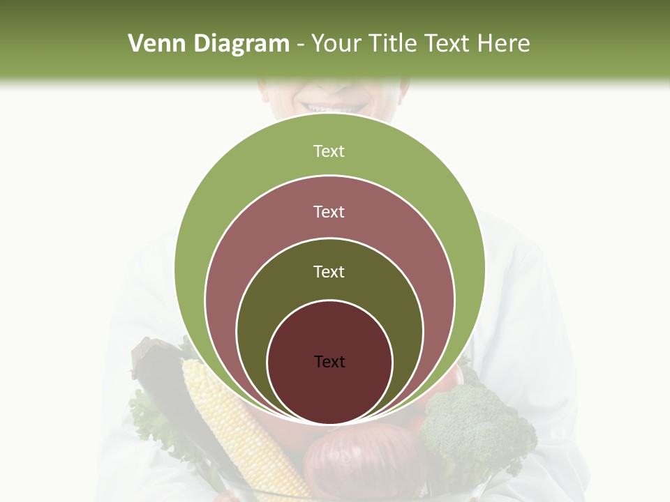 Broccoli Hat Occupation PowerPoint Template