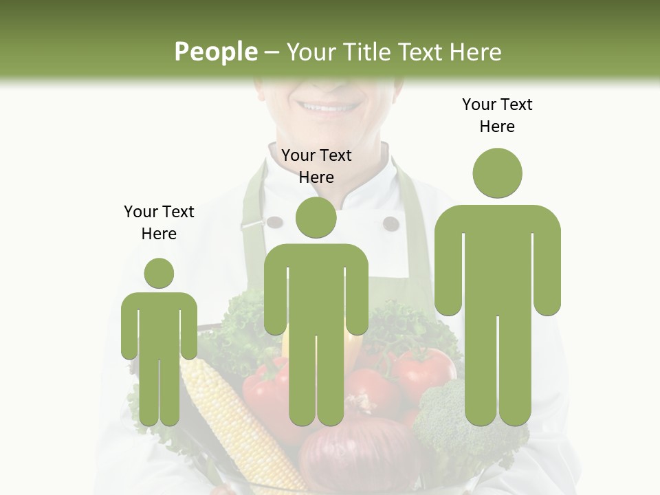 Broccoli Hat Occupation PowerPoint Template