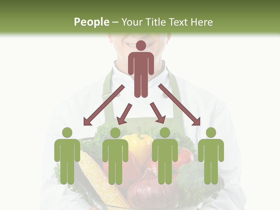 Broccoli Hat Occupation PowerPoint Template