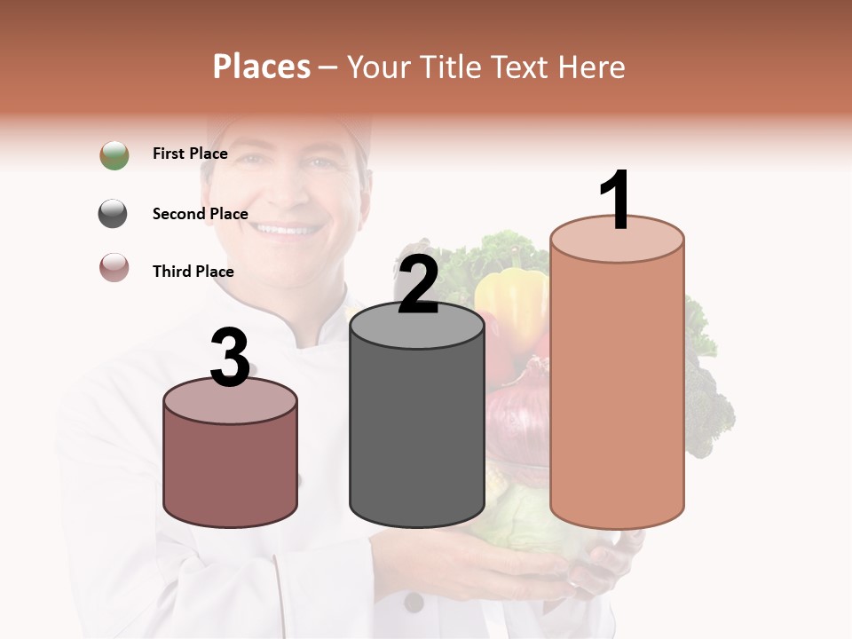 Person Cuisine Service PowerPoint Template