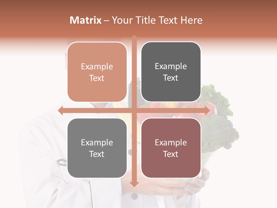 Person Cuisine Service PowerPoint Template