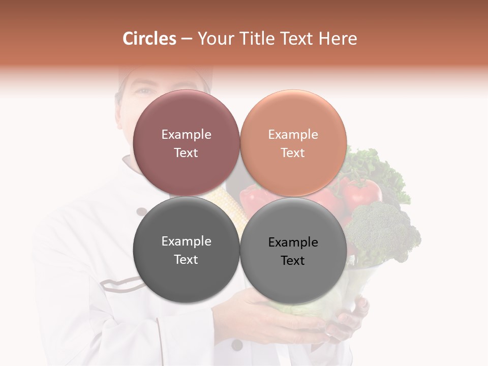 Person Cuisine Service PowerPoint Template