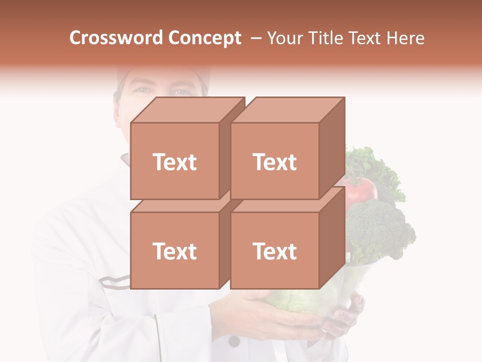 Person Cuisine Service PowerPoint Template
