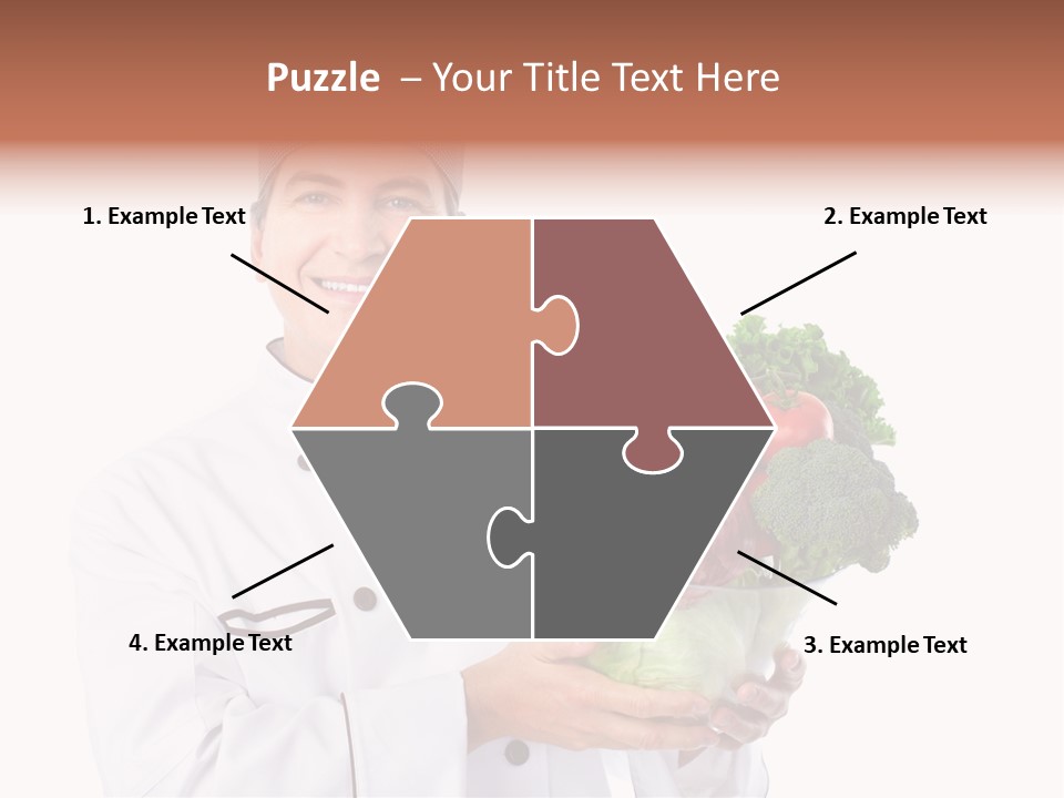 Person Cuisine Service PowerPoint Template