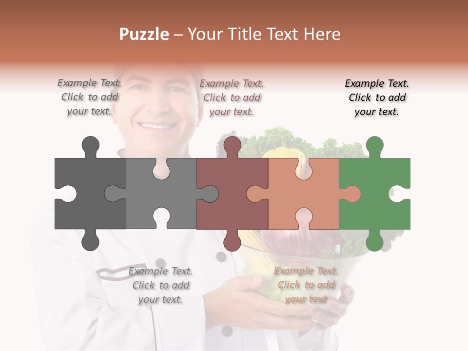 Person Cuisine Service PowerPoint Template