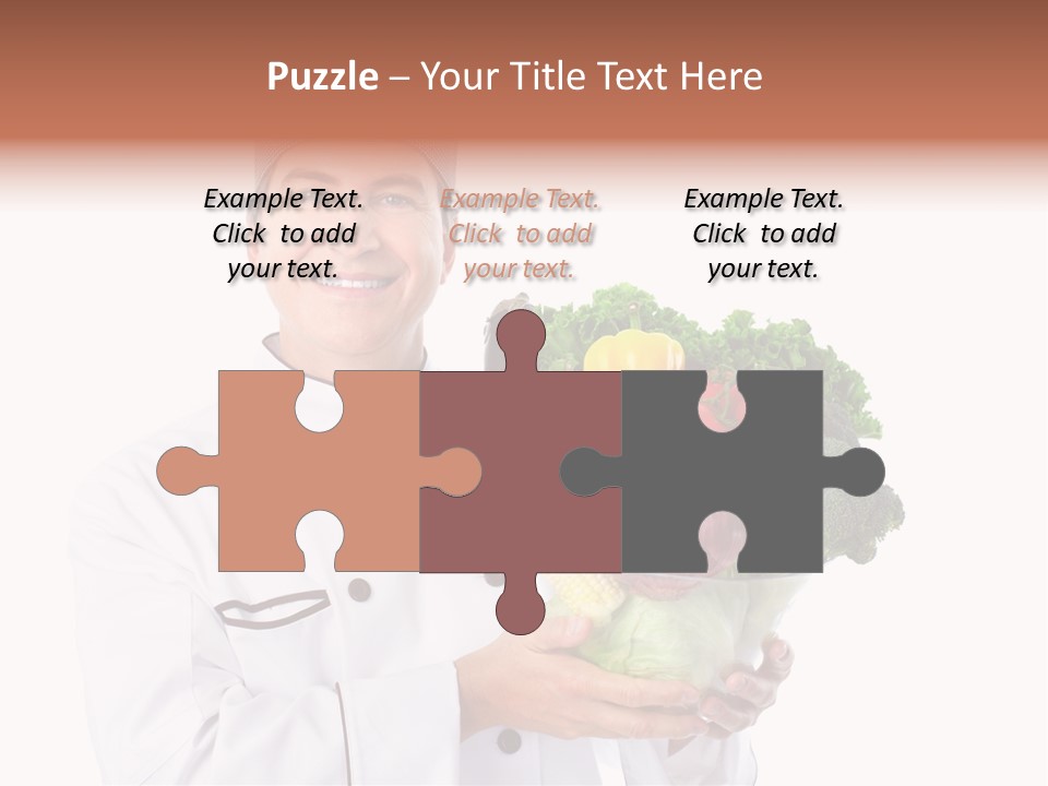 Person Cuisine Service PowerPoint Template