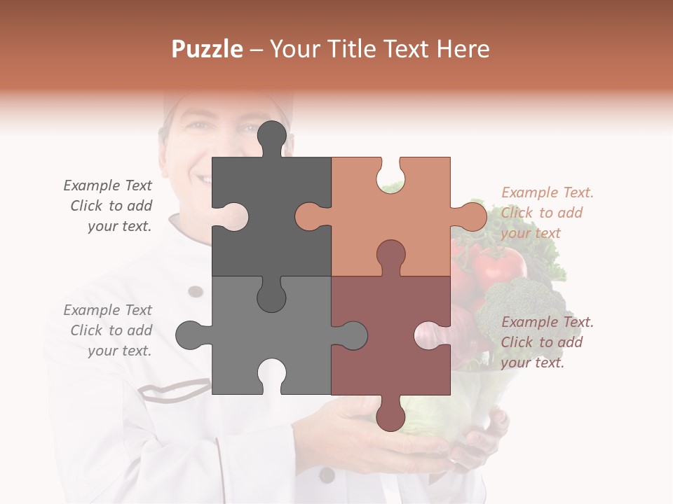 Person Cuisine Service PowerPoint Template