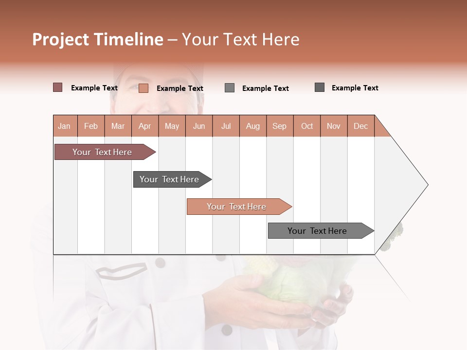 Person Cuisine Service PowerPoint Template