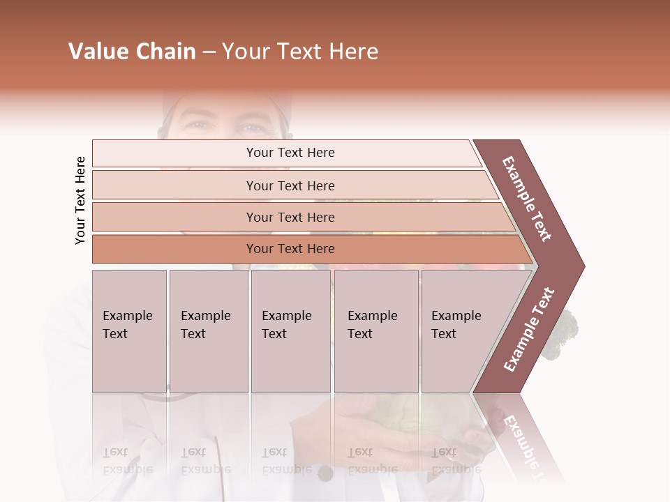Person Cuisine Service PowerPoint Template