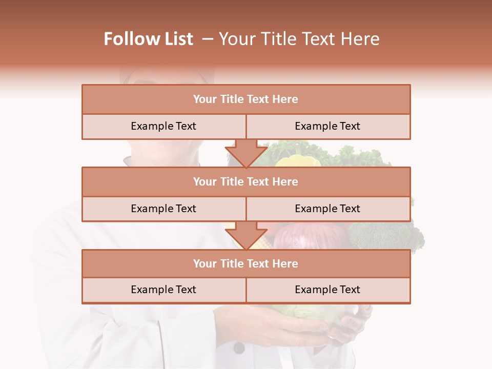Person Cuisine Service PowerPoint Template