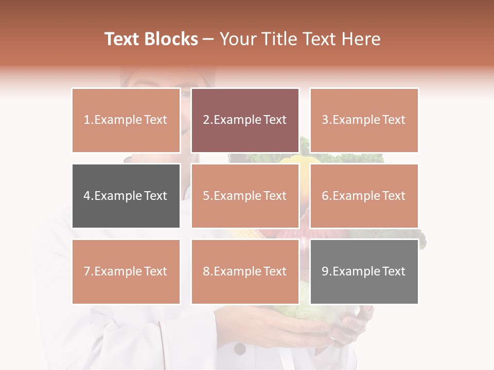 Person Cuisine Service PowerPoint Template