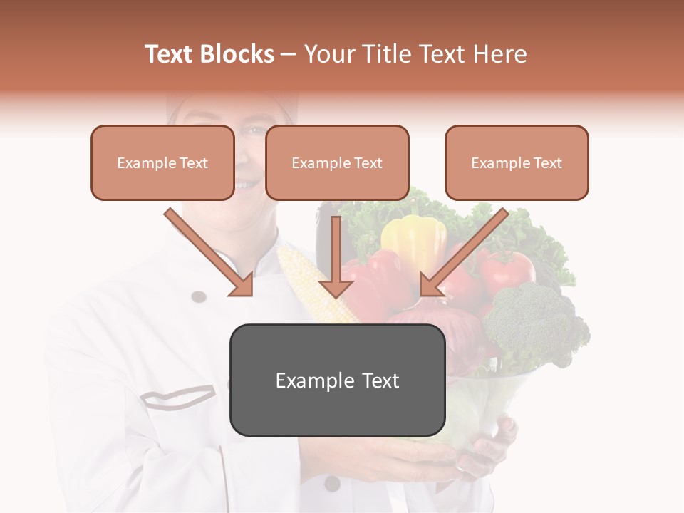 Person Cuisine Service PowerPoint Template